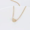 Simple Fashion Gold Color Double-sided Love Pendant Necklaces Clavicle Chains Necklace Women Jewelry Valentines Day Gift - Image 7
